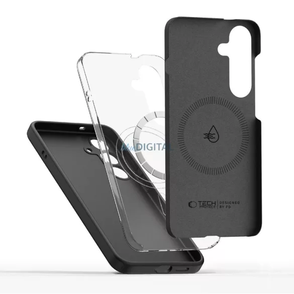 Samsung S26 Plus Tech-Protect Silicon Magsafe Hátlap - Fekete