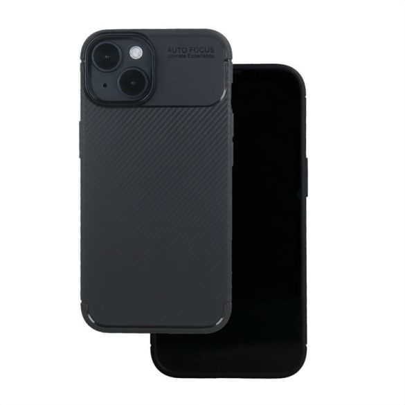 Apple iPhone 16 Pro Carbon Black TPU - Fekete