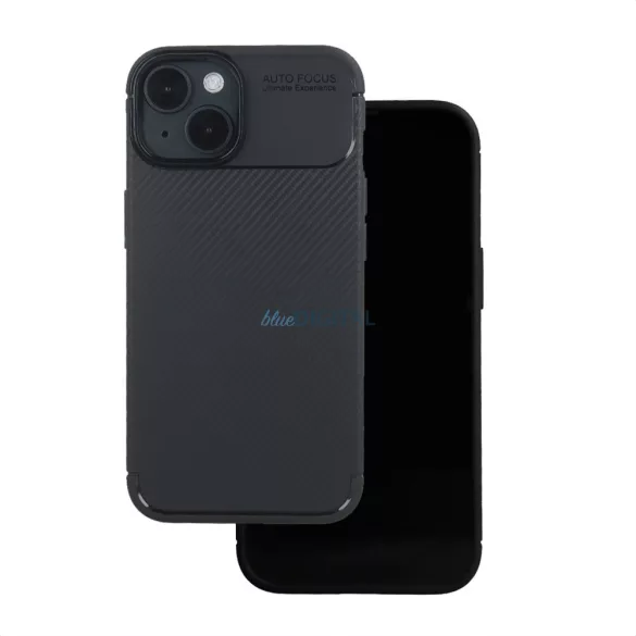 Samsung S25 Plus Carbon Black TPU - Fekete