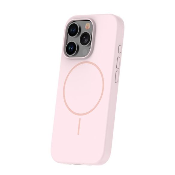 Apple iPhone 16 Pro Max Silicon Megsafe Hátlap - Rózsaszín