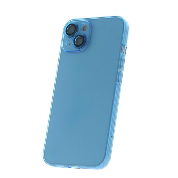 Apple iPhone 15 Slim Color Szilikon Hátlap - Kék