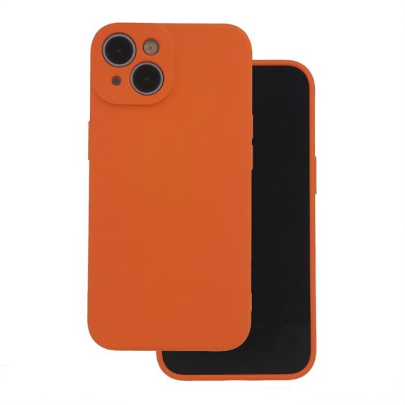 Apple iPhone 12/12 Pro Silicon Hátlap - Narancssárga