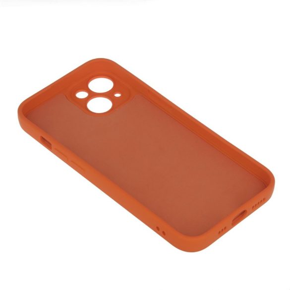 Apple iPhone 12/12 Pro Silicon Hátlap - Narancssárga