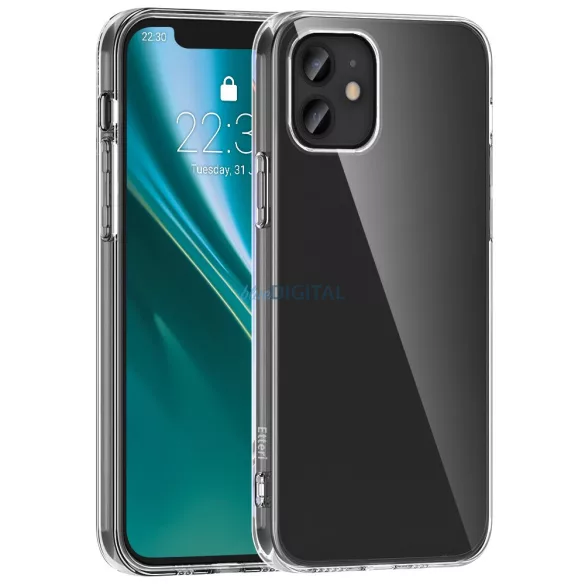 Apple iPhone 12/12 Pro Etteri Clear Hátlap - Átlátszó
