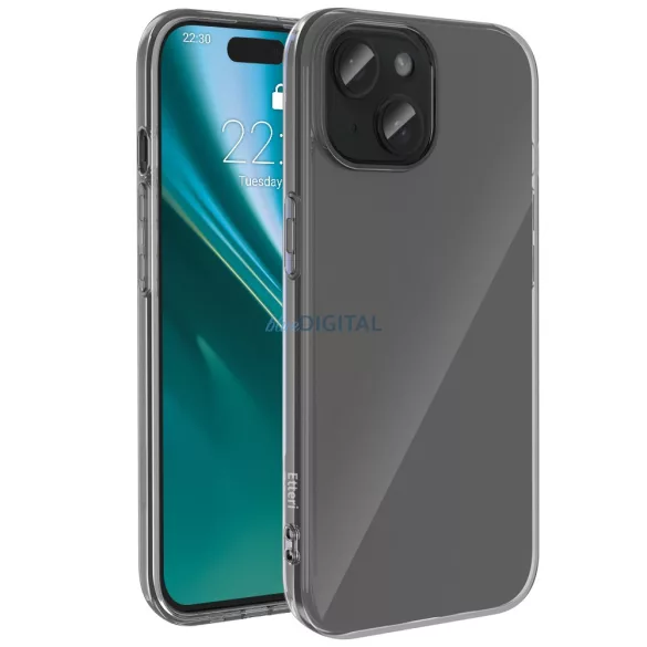 Apple iPhone 15 Etteri Clear Hátlap - Átlátszó