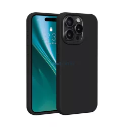 Apple iPhone 15 Pro Etteri Silicone Hátlap - Fekete
