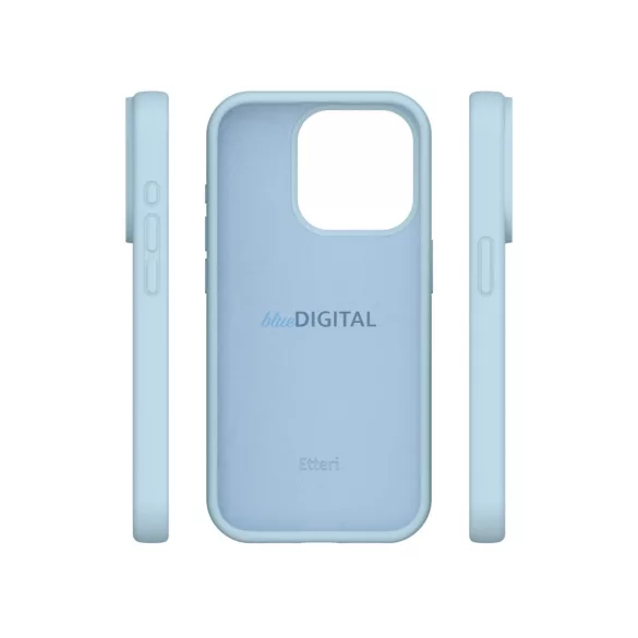 Apple iPhone 15 Pro Etteri Silicone Hátlap - Világoskék