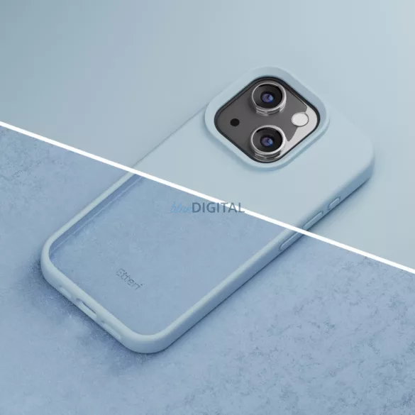 Apple iPhone 15 Pro Etteri Silicone Hátlap - Világoskék