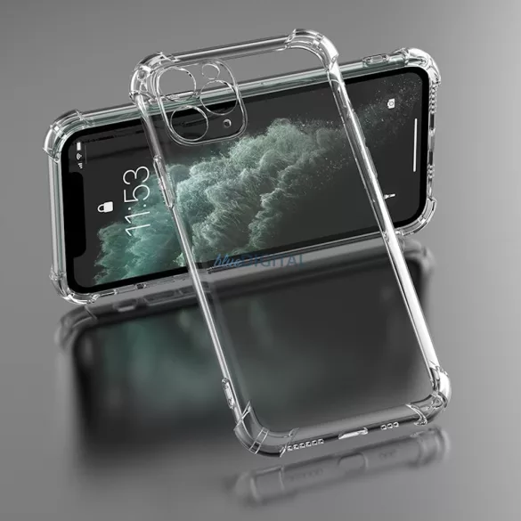 Honor 200 Lite Anti Shock 1.5mm Szilikon Hátlap - Átlátszó