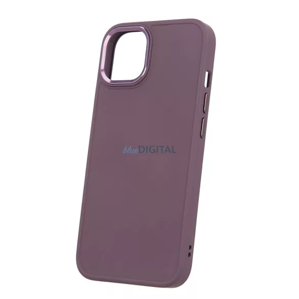 Apple iPhone 16 Silicon Satin Hátlap - Bordó