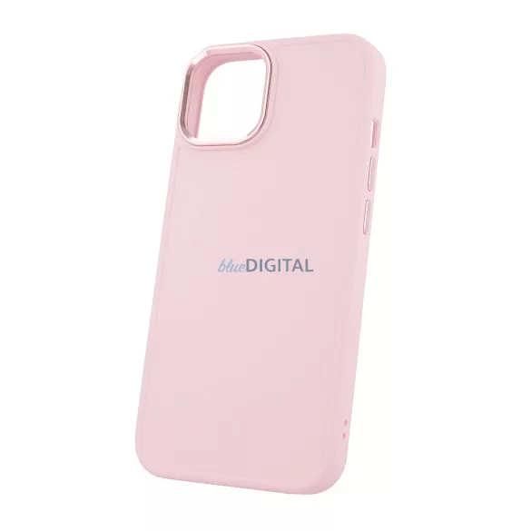 Apple iPhone 16 Pro Silicon Satin Hátlap - Rózsaszín