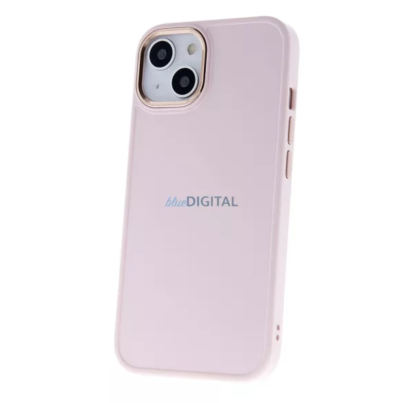 Apple iPhone 16 Pro Silicon Satin Hátlap - Rózsaszín