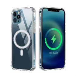   Apple iPhone 14 Pro Max Anti Shock Magsafe Hátlap - Átlátszó