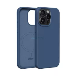 Apple iPhone 15 Pro Etteri Silicone Magsafe Hátlap - Kék