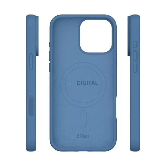 Apple iPhone 16 Pro Max Etteri Silicone Magsafe Hátlap - Kék