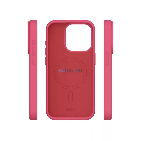 Apple iPhone 15 Pro Max Etteri Silicone Magsafe Hátlap - Rózsaszín