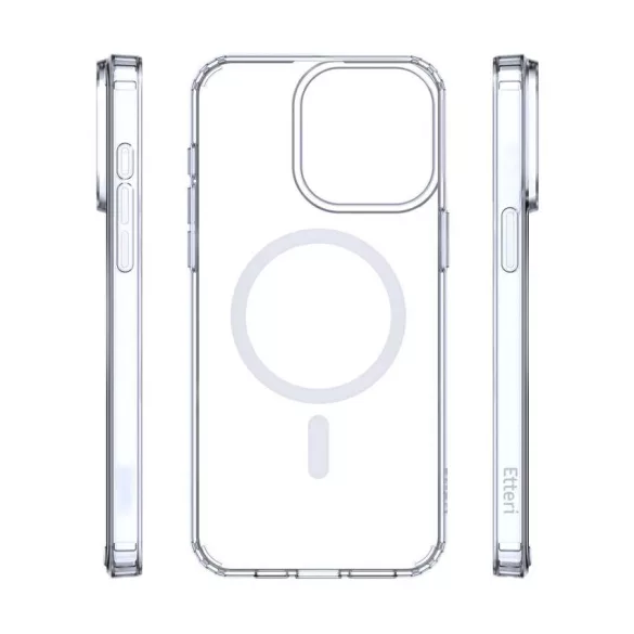 Apple iPhone 16e Etteri Hybrid Magsafe Hátlap - Átlátszó
