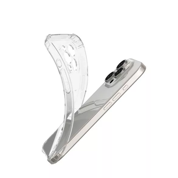 Apple iPhone 17 Air Anti Shock 1.5mm Szilikon Hátlap - Átlátszó