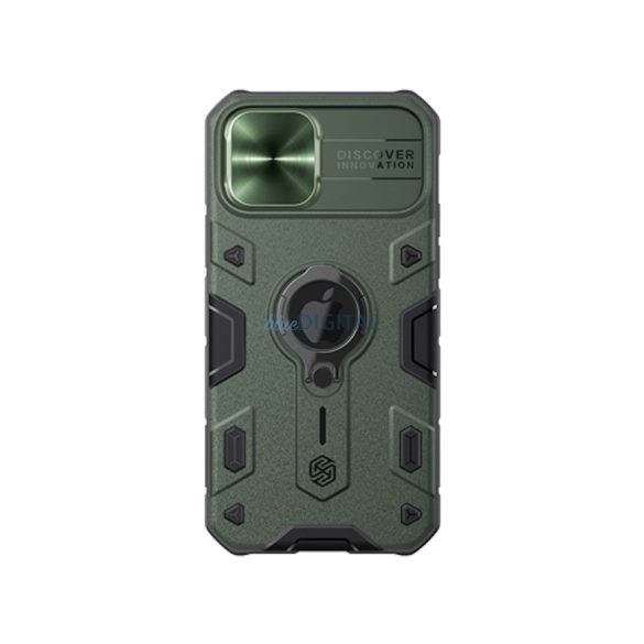 Apple iPhone 12/12 Pro Nillkin CamShield Armor Hátlap - Zöld