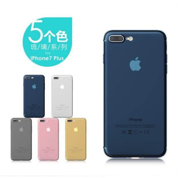 Apple iPhone 7 Plus Mooke Crystal TPU - Rózsaszín
