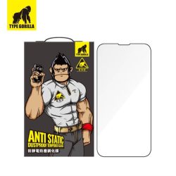   Apple iPhone 13 Pro Max TG ESD Anti-Static 2.5D Full Üvegfólia - Fekete