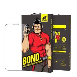   Apple iPhone 13 Pro Max TG High Definition 2.5D Silk Full Üvegfólia - Fekete