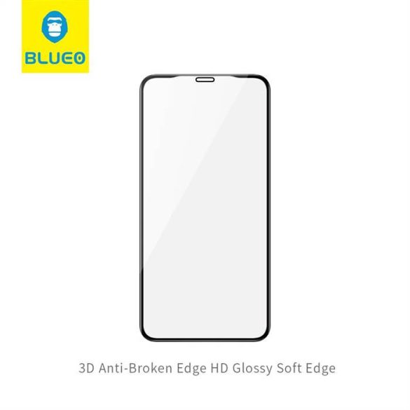 Apple iPhone 12 Pro Max Blueo 3D Anti-Broken Edge Üvegfólia - Fekete