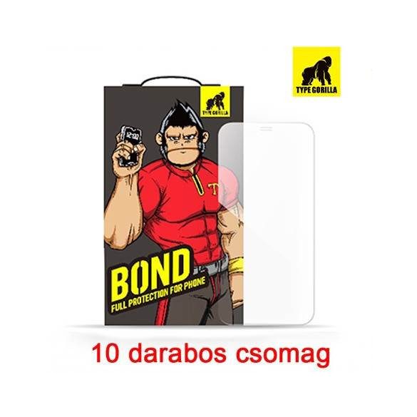 Apple iPhone 12 Mini TG Bond 10 Darabos 2.5D HD Üvegfólia - Átlátszó