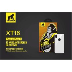   Apple iPhone 8 TG 3D Nano Hátlapi Ütésálló Fólia - Fehér