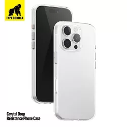   Apple iPhone 16 Plus TG Crystal Anti-Drop Hátlap - Átlátszó