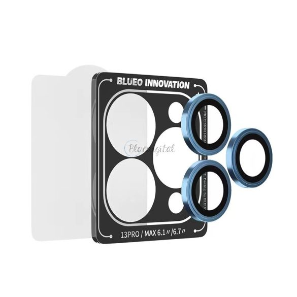Apple iPhone 13 Pro/13 Pro Max TG Armor Pro 3D Kameravédő Üvegfólia - Átlátszó