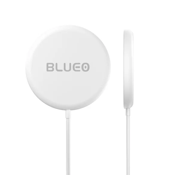 Blueo 15W Wireless Magnetic Charger Mágneses Töltő - Fehér