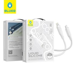  Blueo Liquid Silicone PD Lightning 20W 1.2M Adatkábel - Fehér