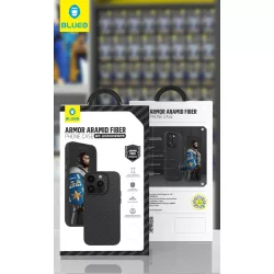   Apple iPhone 14 Pro Max Blueo Armor Aramid Fiber Ultra Slim Hátlap - Fekete