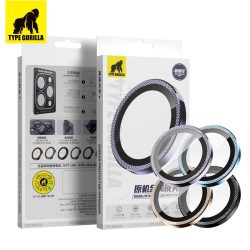   Apple iPhone 14/14 Plus TG Diamond Rhombus Kamera Védő Üvegfólia - Ezüst