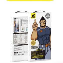   Apple iPhone 13 Pro Max/14 Plus TG Anti-Reflective 2.5D Üvegfólia Portalanító Applikátorhoz - Fekete