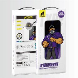   Apple iPhone 13 Pro Max/14 Plus TG ESD Receiver Dustproof 2.5D Full Üvegfólia Portalanító Applikátorhoz - Fekete