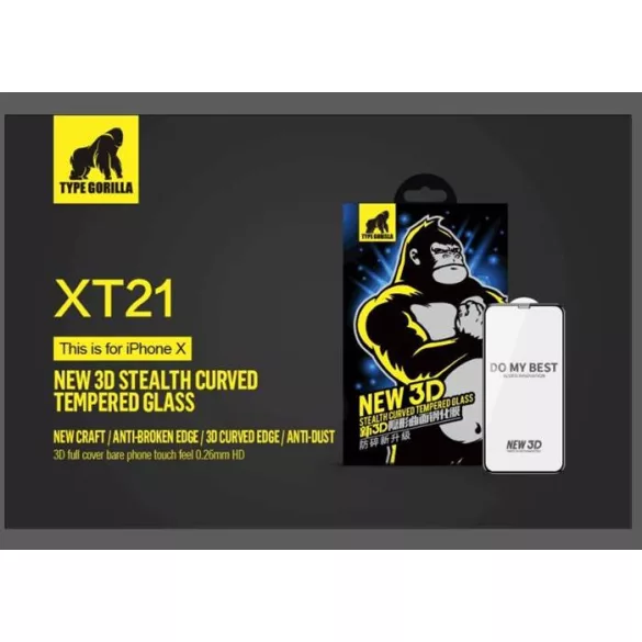 Samsung A54 TG Phone Case Hátlap - Fekete