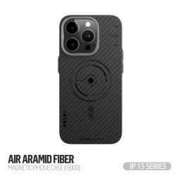   Apple iPhone 14 Pro Max Blueo Armor Aramid Fiber (1500D) Magsafe Hátlap - Fekete