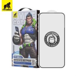   Apple iPhone 15 Pro TG ESD Anti-Static 2.5D Full Üvegfólia - Fekete