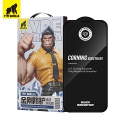   Apple iPhone 15 Plus TG ESD King Kong Corning Gorilla 2.5D Üvegfólia - Fekete