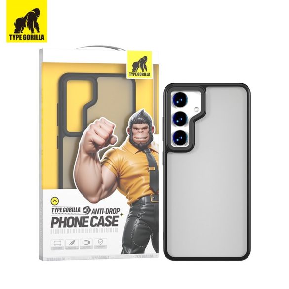 Samsung S24 Ultra TG Phone Case Hátlap - Fekete