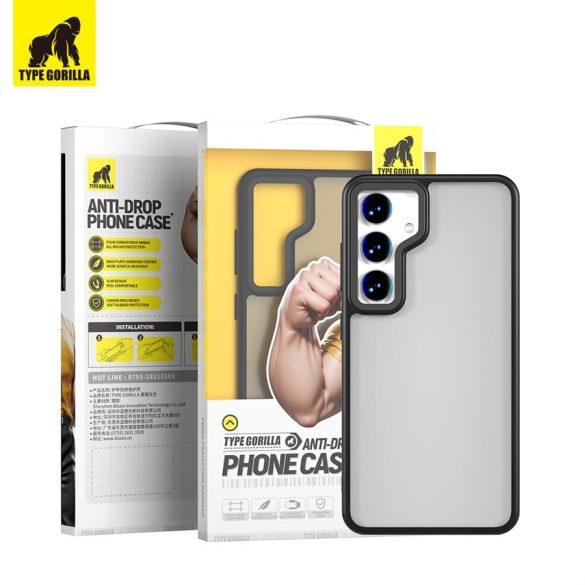 Samsung S24 Ultra TG Phone Case Hátlap - Fekete