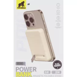  Type Gorilla P010 Foldabable Stand10000 mAh Magsafe Powerbank - Fehér