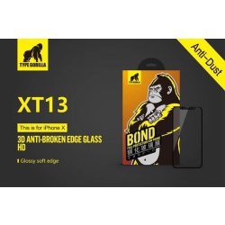   Apple iPhone 6/6s Plus TG 3D Matt PET Anti-Glare Nano Üvegfólia - Matt Fekete