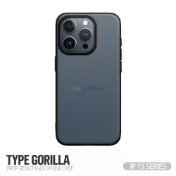 Apple iPhone 17 Air TG Anti-Drop Hátlap - Fekete