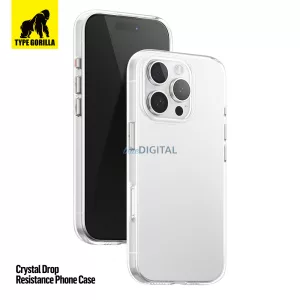 Apple iPhone 17 Air TG Crystal Anti-Drop Hátlap - Átlátszó