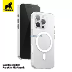   Apple iPhone 17 Air TG Crystal Drop Magsafe Hátlap - Átlátszó