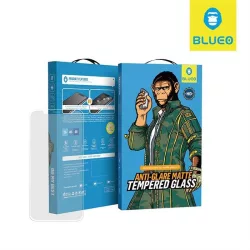   Apple iPhone XS Max/11 Pro Max Blueo Anti-Glare 2.5D Silk Full Üvegfólia - Fekete