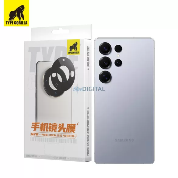 Samsung S25 Ultra TG 2.5D Kameravédő Üvegfólia - Kék